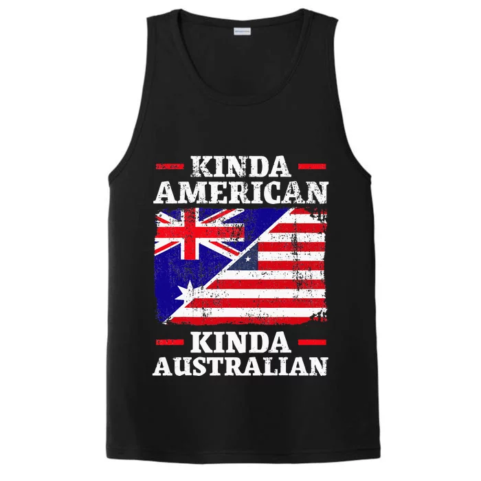 Kinda American Kinda Australian America Australia USA Performance Tank