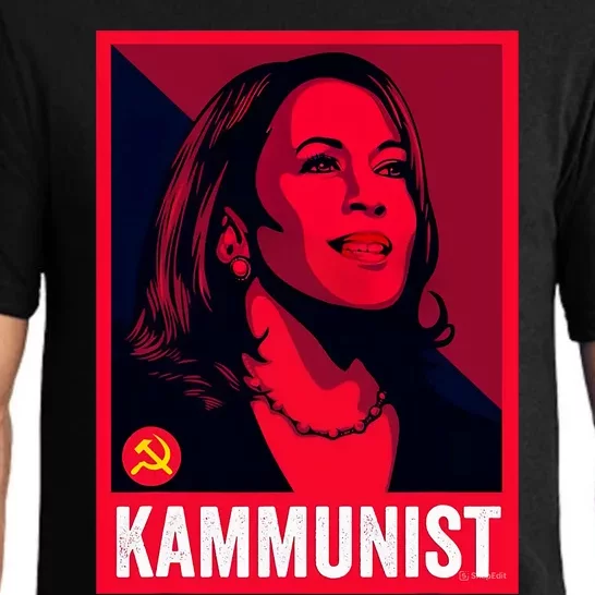 Kamunist Anti Kamala Harris Funny Election 2024 Pajama Set