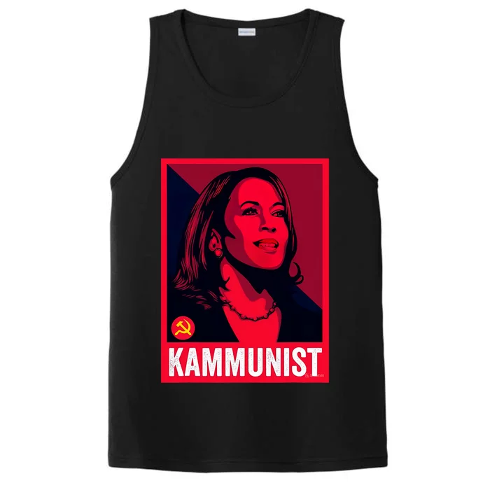 Kamunist Anti Kamala Harris Funny Election 2024 Performance Tank