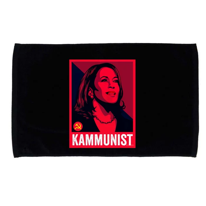 Kamunist Anti Kamala Harris Funny Election 2024 Microfiber Hand Towel