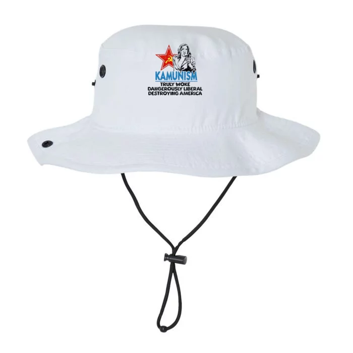 Kammunism Anti Kamala Vote Trump 2024 Funny Political Legacy Cool Fit Booney Bucket Hat