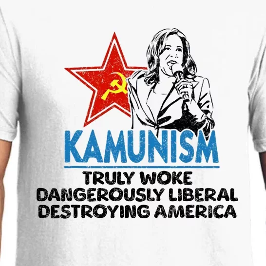 Kammunism Anti Kamala Vote Trump 2024 Funny Political Pajama Set