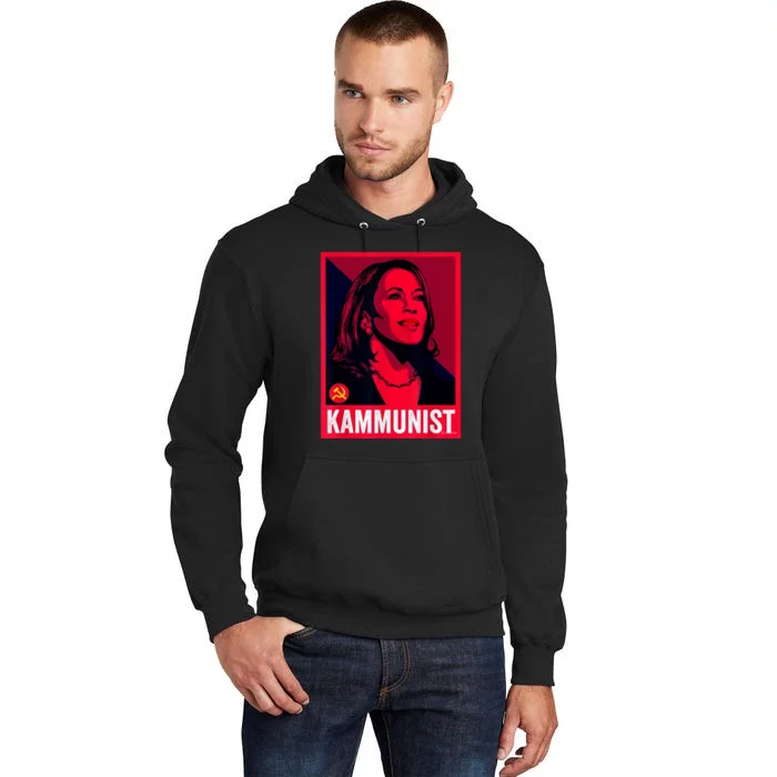 Kamunist Anti Kamala Harris Funny Election 2024 Tall Hoodie