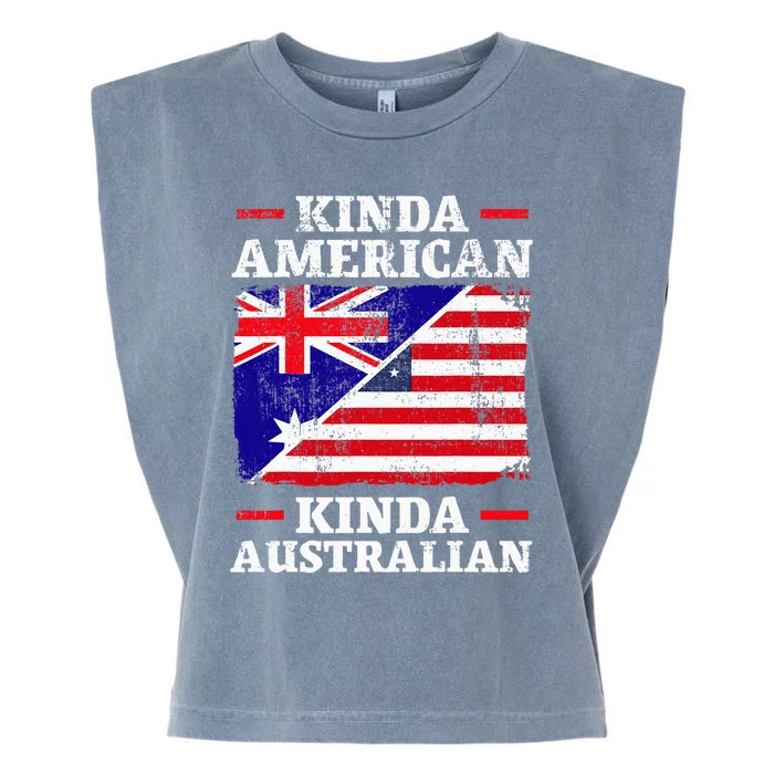 Kinda American Kinda Australian America Australia USA Garment-Dyed Women's Muscle Tee