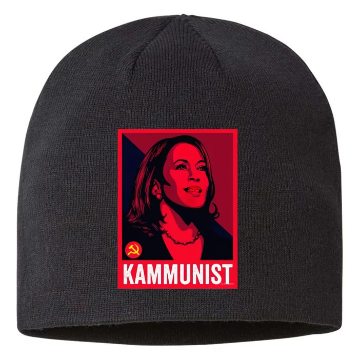 Kamunist Anti Kamala Harris 8 1/2in Sustainable Knit Beanie