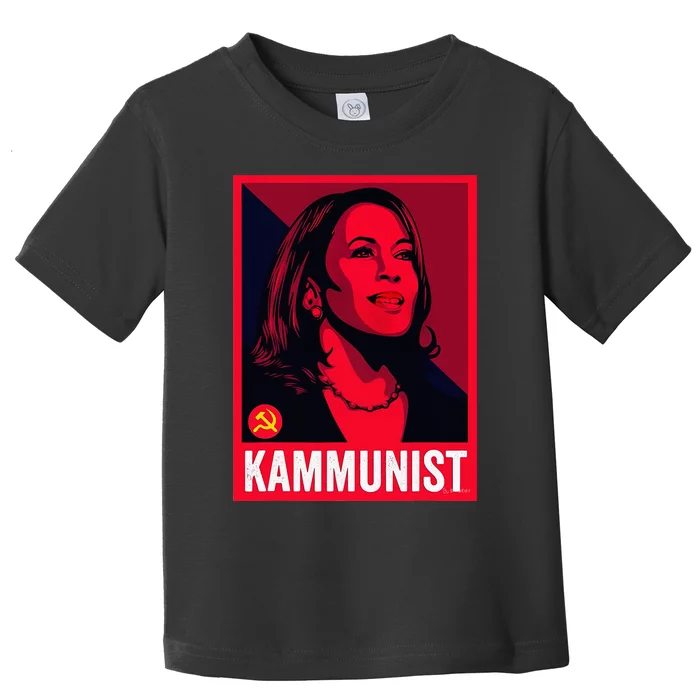 Kamunist Anti Kamala Harris Toddler T-Shirt