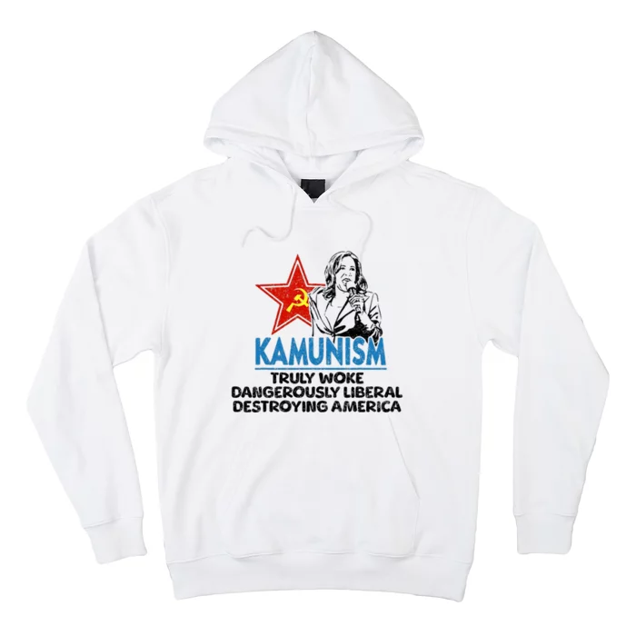 Kammunism Anti Kamala Vote Trump 2024 Funny Political Hoodie