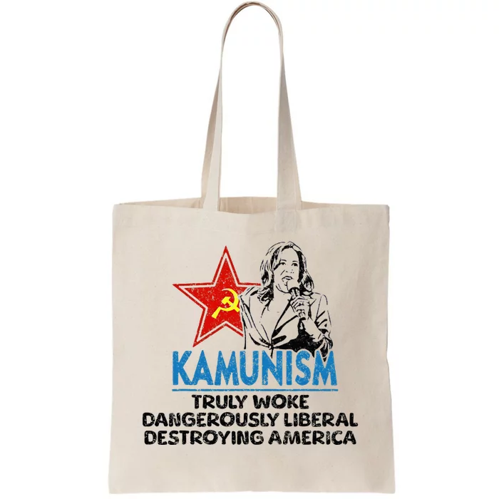 Kammunism Anti Kamala Vote Trump 2024 Tote Bag