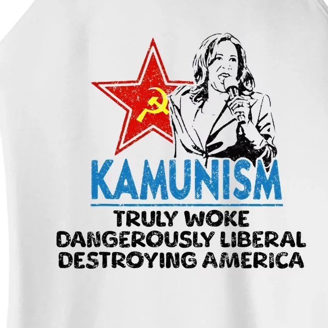 Kammunism Anti Kamala Vote Trump 2024 Women’s Perfect Tri Rocker Tank