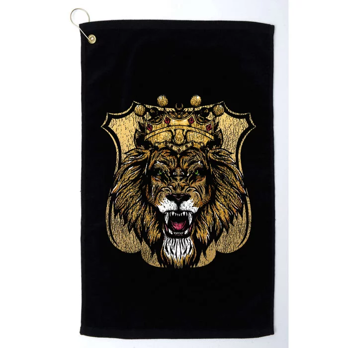 King Animal Lion Platinum Collection Golf Towel