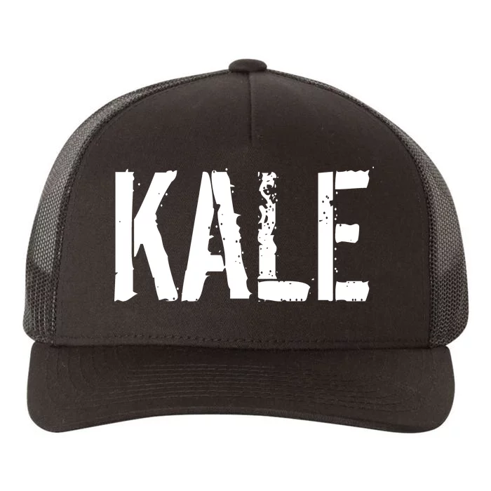 Kale Vegan Vegetarian Funny Parody Yupoong Adult 5-Panel Trucker Hat