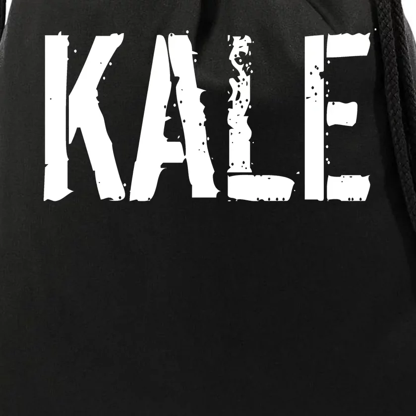 Kale Vegan Vegetarian Funny Parody Drawstring Bag