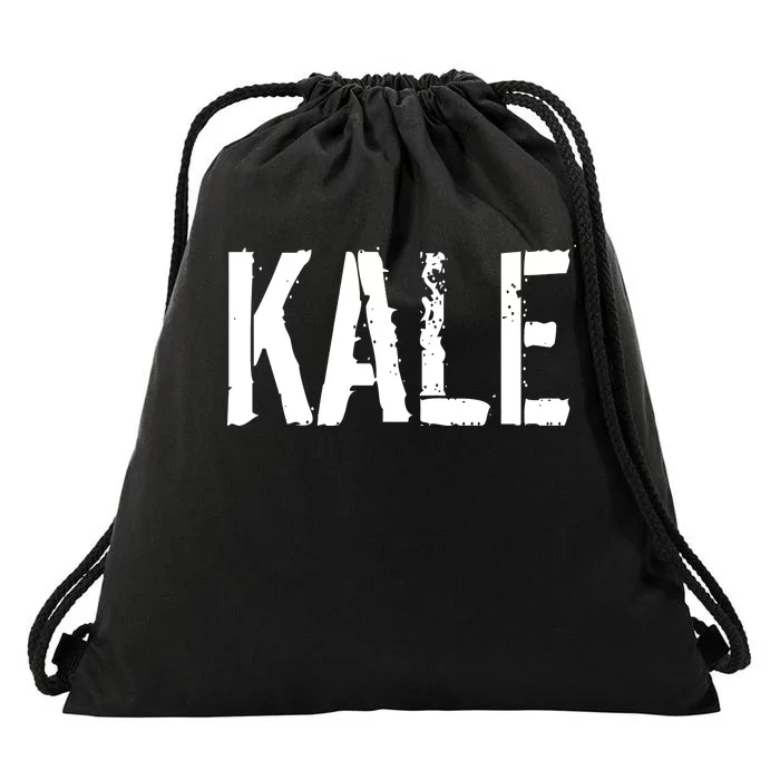 Kale Vegan Vegetarian Funny Parody Drawstring Bag