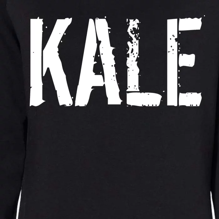 Kale Vegan Vegetarian Funny Parody Womens California Wash Sweatshirt