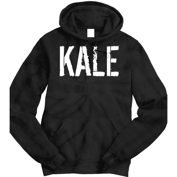 Kale Vegan Vegetarian Funny Parody Tie Dye Hoodie