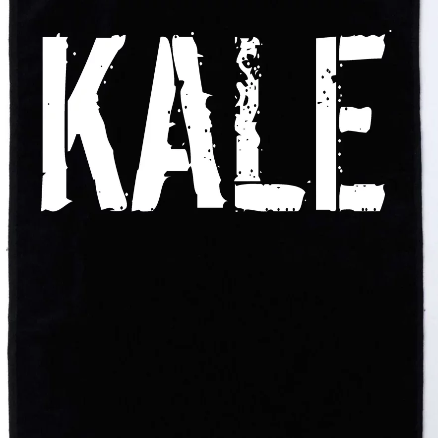 Kale Vegan Vegetarian Funny Parody Platinum Collection Golf Towel