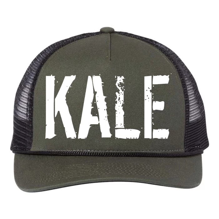 Kale Vegan Vegetarian Funny Parody Retro Rope Trucker Hat Cap