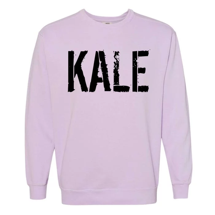 Kale Vegan Vegetarian Funny Parody Garment-Dyed Sweatshirt