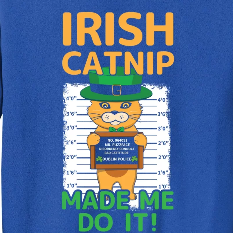 Kawaii Angry Mad Cat Irish Meow Happy Saint Patrick Day Cute Gift Sweatshirt