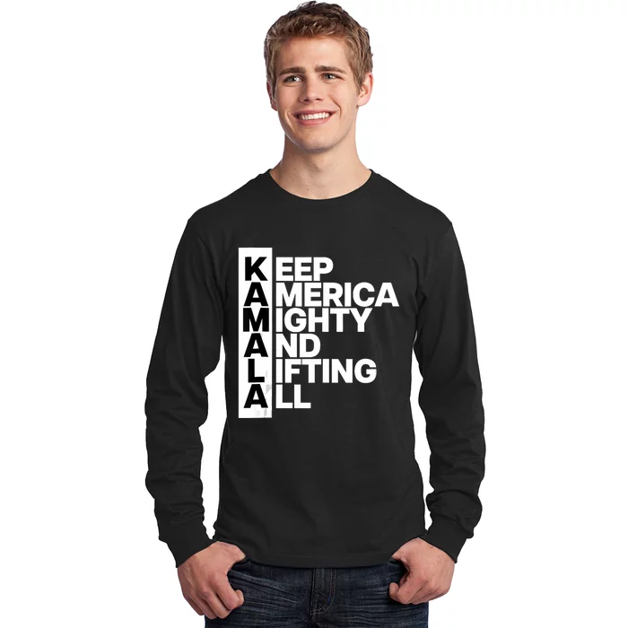 Keep America Mighty And Lifting All Kamala Long Sleeve Shirt