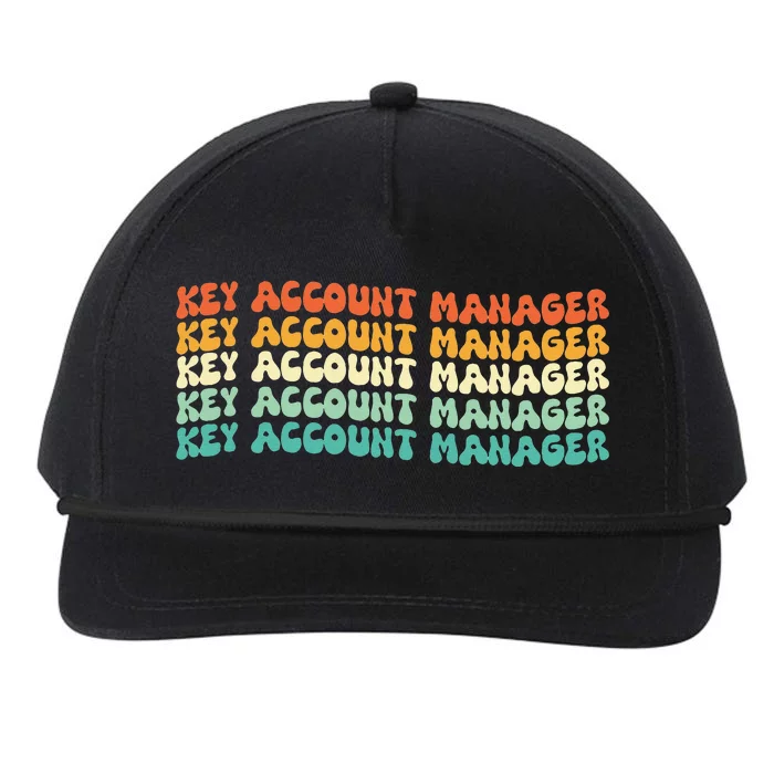 Key Account Manager Job Title Snapback Five-Panel Rope Hat