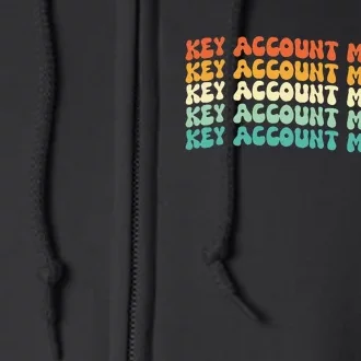 Key Account Manager Job Title Full Zip Hoodie