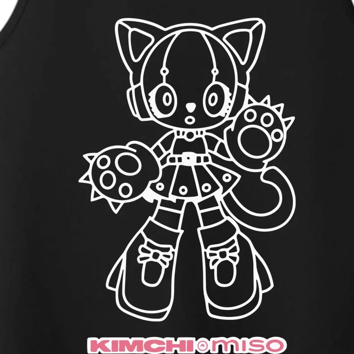 Kimchi And Miso Mecha Cat Girl Performance Tank