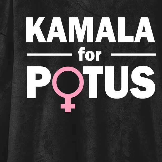 Kamala for Potus Hooded Wearable Blanket