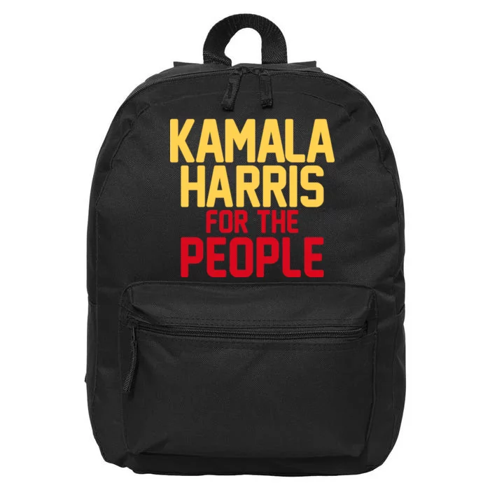 Kamala Harris For The People 16 in Basic Backpack