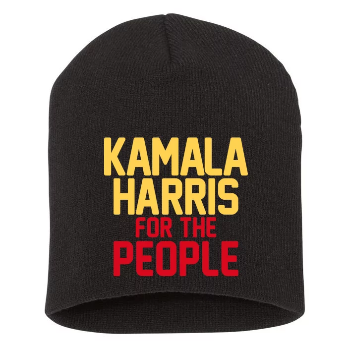 Kamala Harris For The People Short Acrylic Beanie