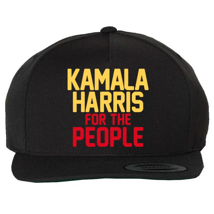 Kamala Harris For The People Wool Snapback Cap