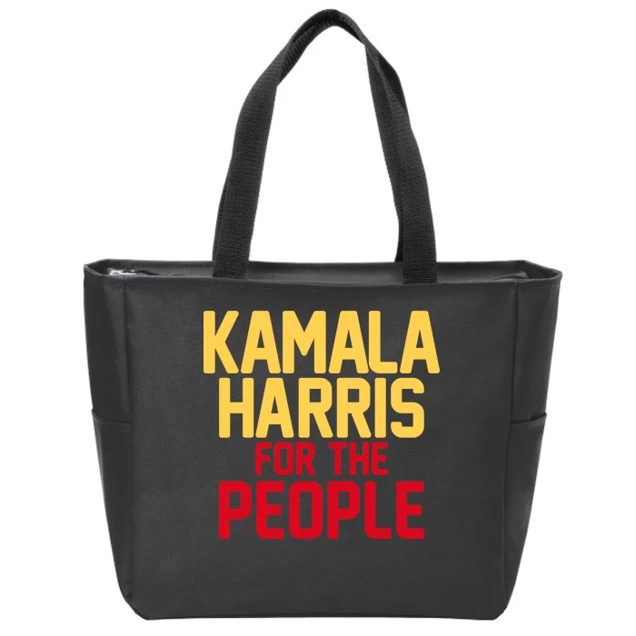 Kamala Harris For The People Zip Tote Bag