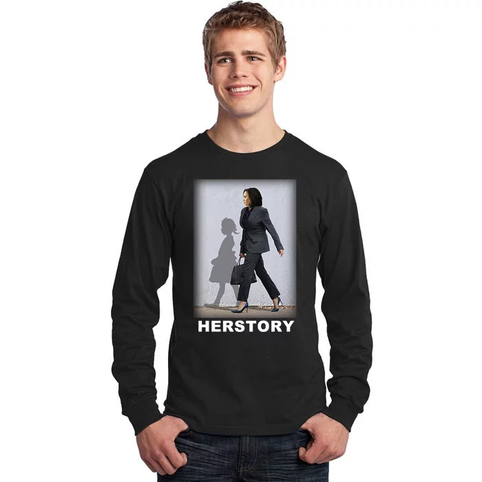 Kamala Harris Herstory Making History Tall Long Sleeve T-Shirt