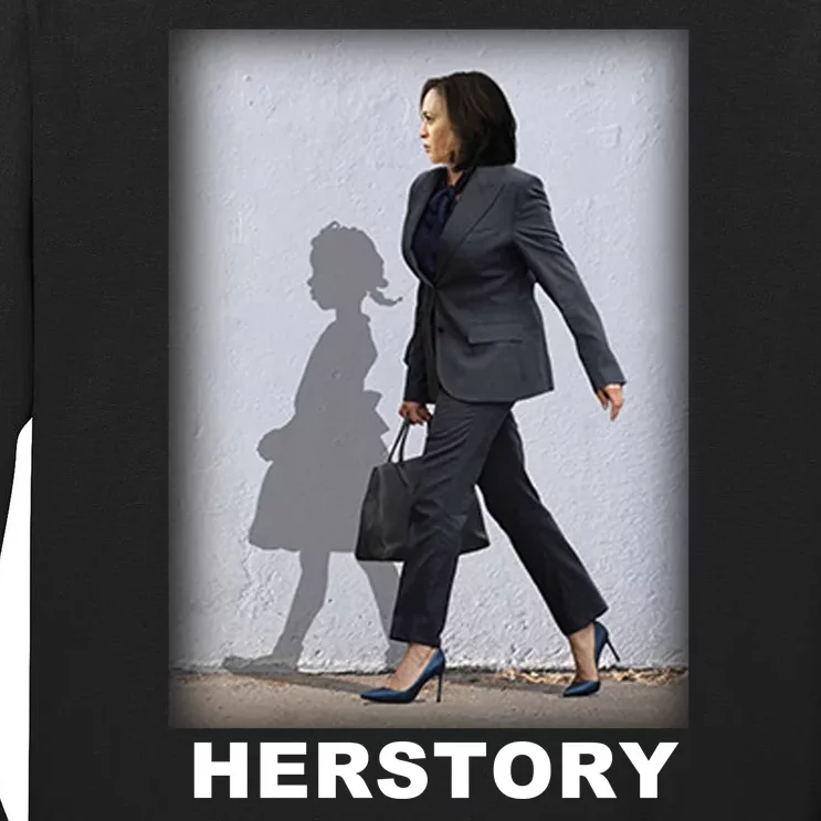 Kamala Harris Herstory Making History Tall Long Sleeve T-Shirt