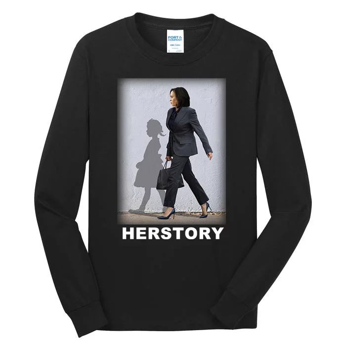 Kamala Harris Herstory Making History Tall Long Sleeve T-Shirt