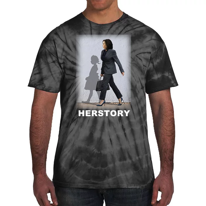 Kamala Harris Herstory Making History Tie-Dye T-Shirt