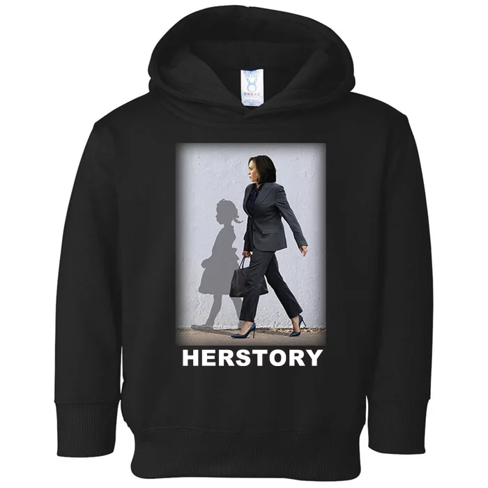 Kamala Harris Herstory Making History Toddler Hoodie