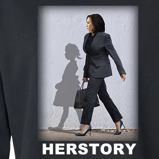 Kamala Harris Herstory Making History Cropped Pullover Crew