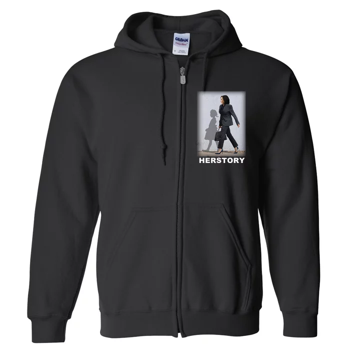 Kamala Harris Herstory Making History Full Zip Hoodie