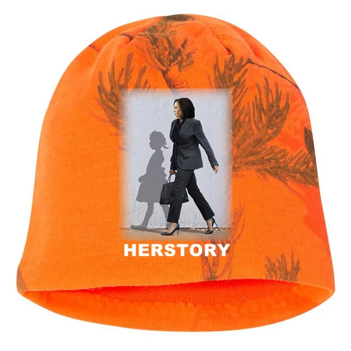 Kamala Harris Herstory Making History Kati - Camo Knit Beanie