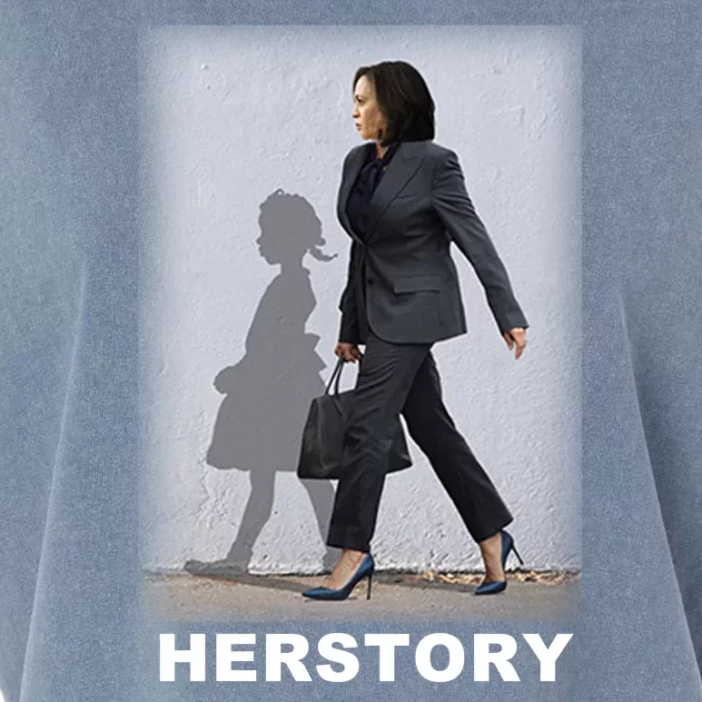 Kamala Harris Herstory Making History Garment-Dyed Women's Muscle Tee