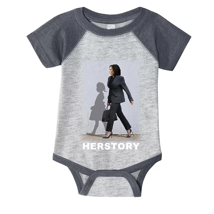 Kamala Harris Herstory Making History Infant Baby Jersey Bodysuit