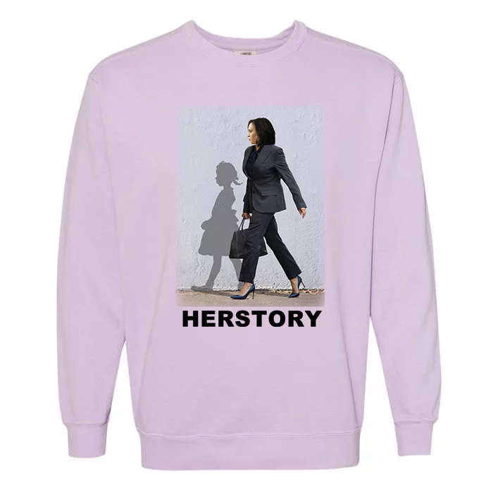 Kamala Harris Herstory Making History Garment-Dyed Sweatshirt