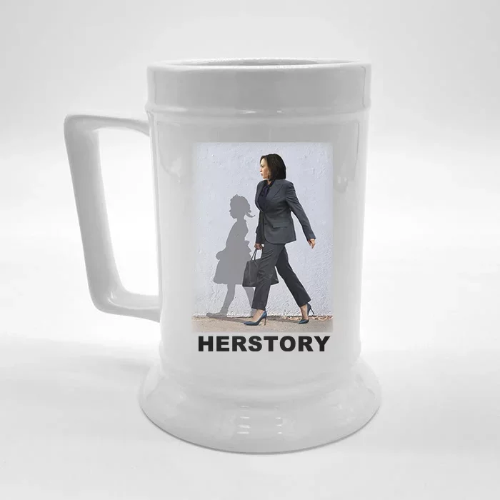 Kamala Harris Herstory Making History Front & Back Beer Stein