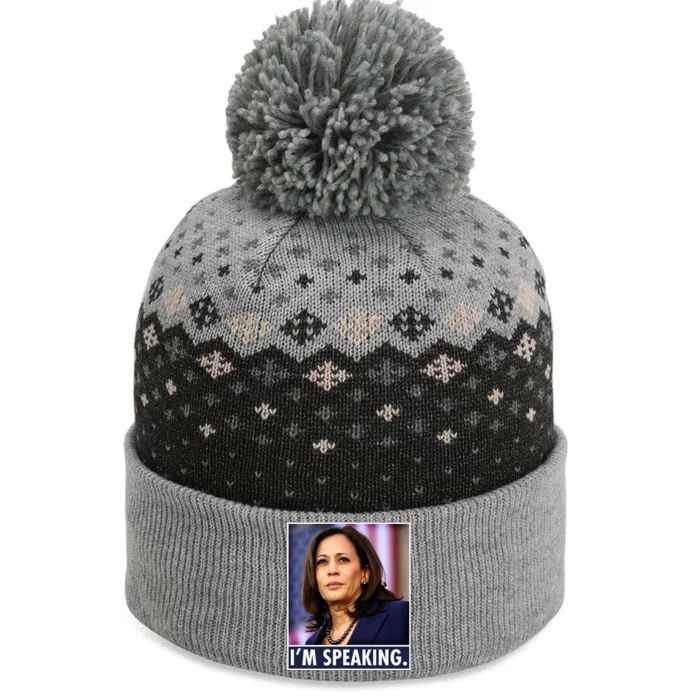 Kamala Harris I'm Speaking Vice President Debate Quote The Baniff Cuffed Pom Beanie