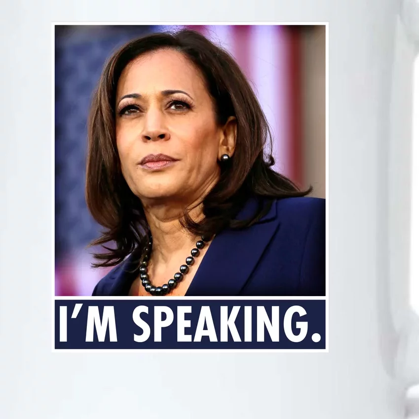 Kamala Harris I'm Speaking Vice President Debate Quote Black Color Changing Mug