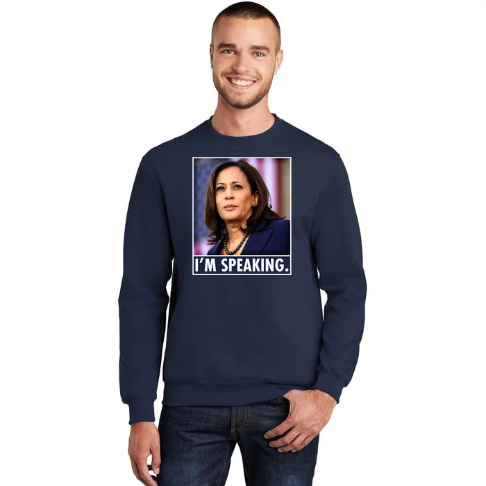 Kamala Harris I'm Speaking Vice President Debate Quote Tall Sweatshirt