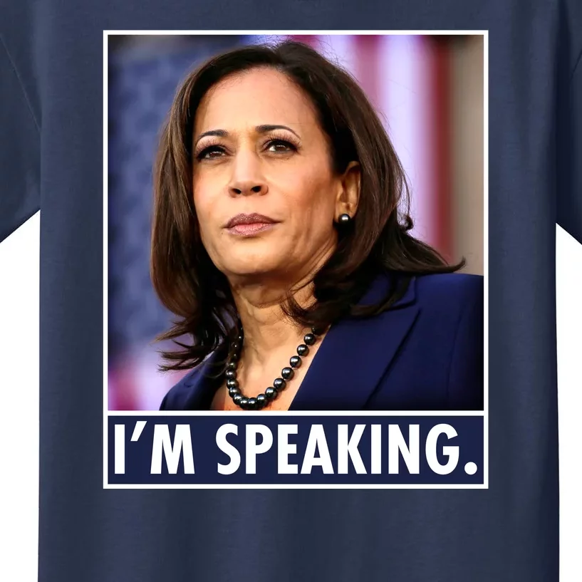 Kamala Harris I'm Speaking Vice President Debate Quote Kids T-Shirt