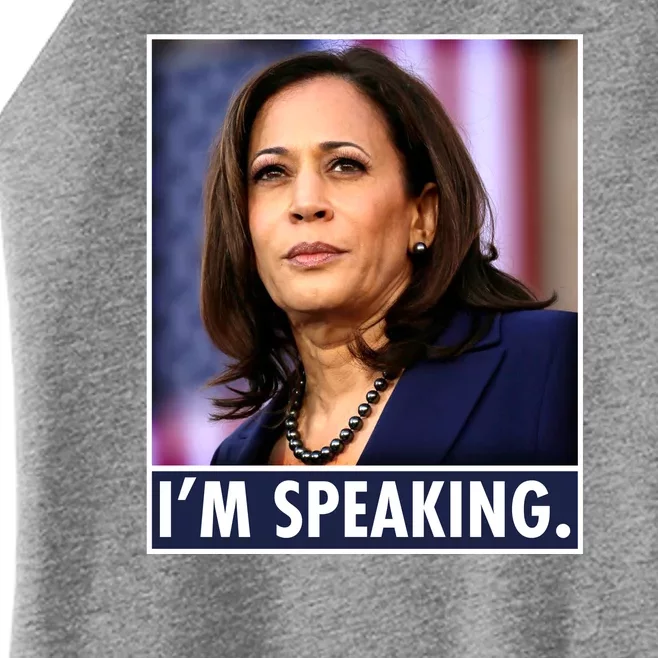 Kamala Harris I'm Speaking Vice President Debate Quote Women’s Perfect Tri Rocker Tank