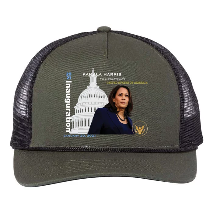 Kamala Harris Inauguration Day Retro Rope Trucker Hat Cap